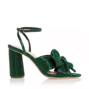 Loeffler Randal Camellia Bow High Heel Sandals